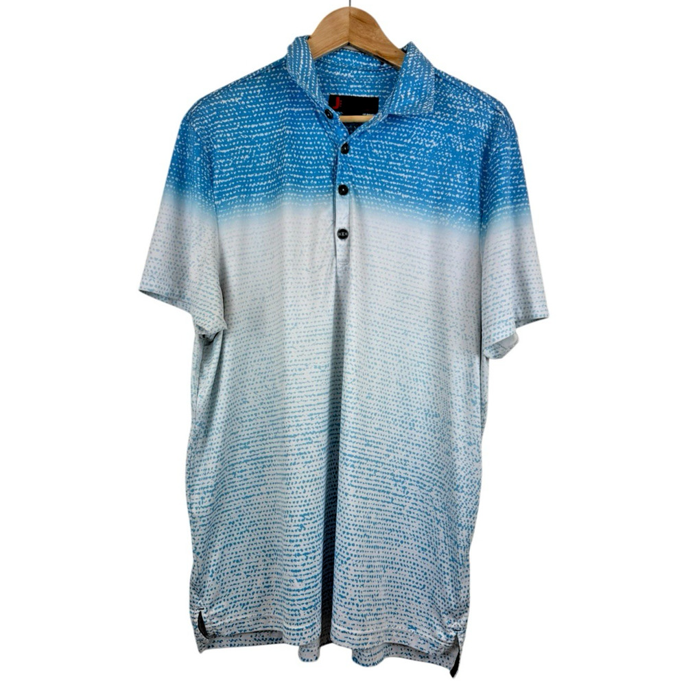 J by Jamie Sadock‎ Blue Performance Golf Polo Men's Size XL Stretch Wicking